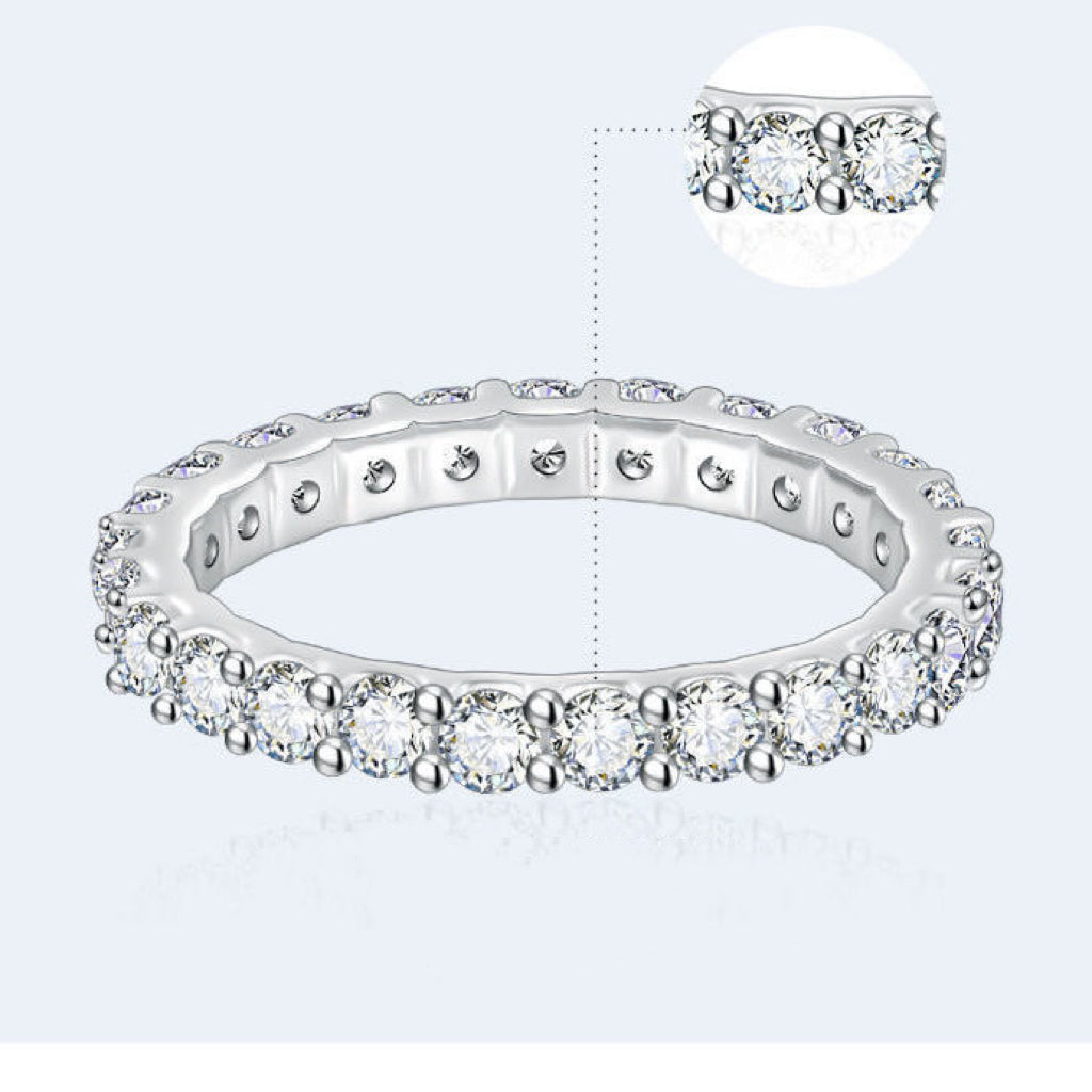 [Fans Welfare] Zirconia Eternity Ring w/ S925 Band