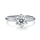 [D&J] Six-Prong 1ct Moissanite Engagement Ring