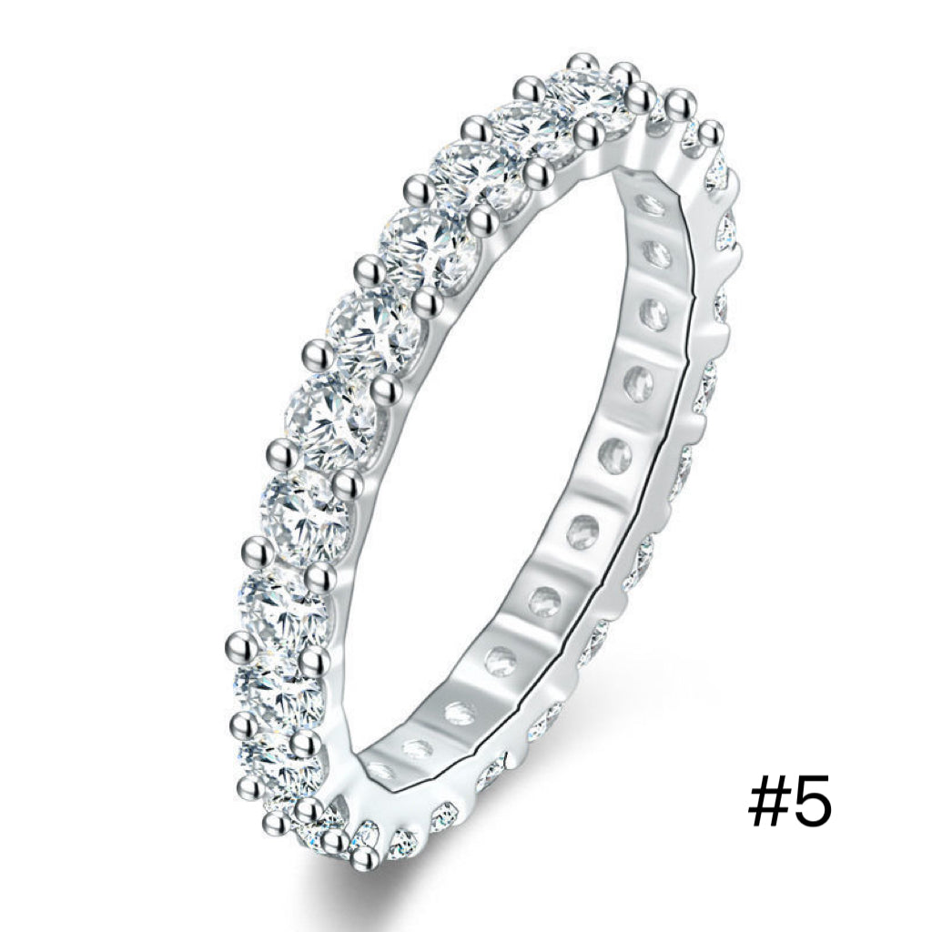 [Fans Welfare] Zirconia Eternity Ring w/ S925 Band