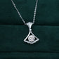 Rhythm of Love 1ct Moissanite Diamond Pendant w/s925 Chain