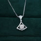 [D&J] Rhythm of Love 1ct Moissanite Diamond Pendant w/s925 Chain