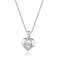 [D&J] Eternity Love 0.3ct Moissanite Diamond Pendant