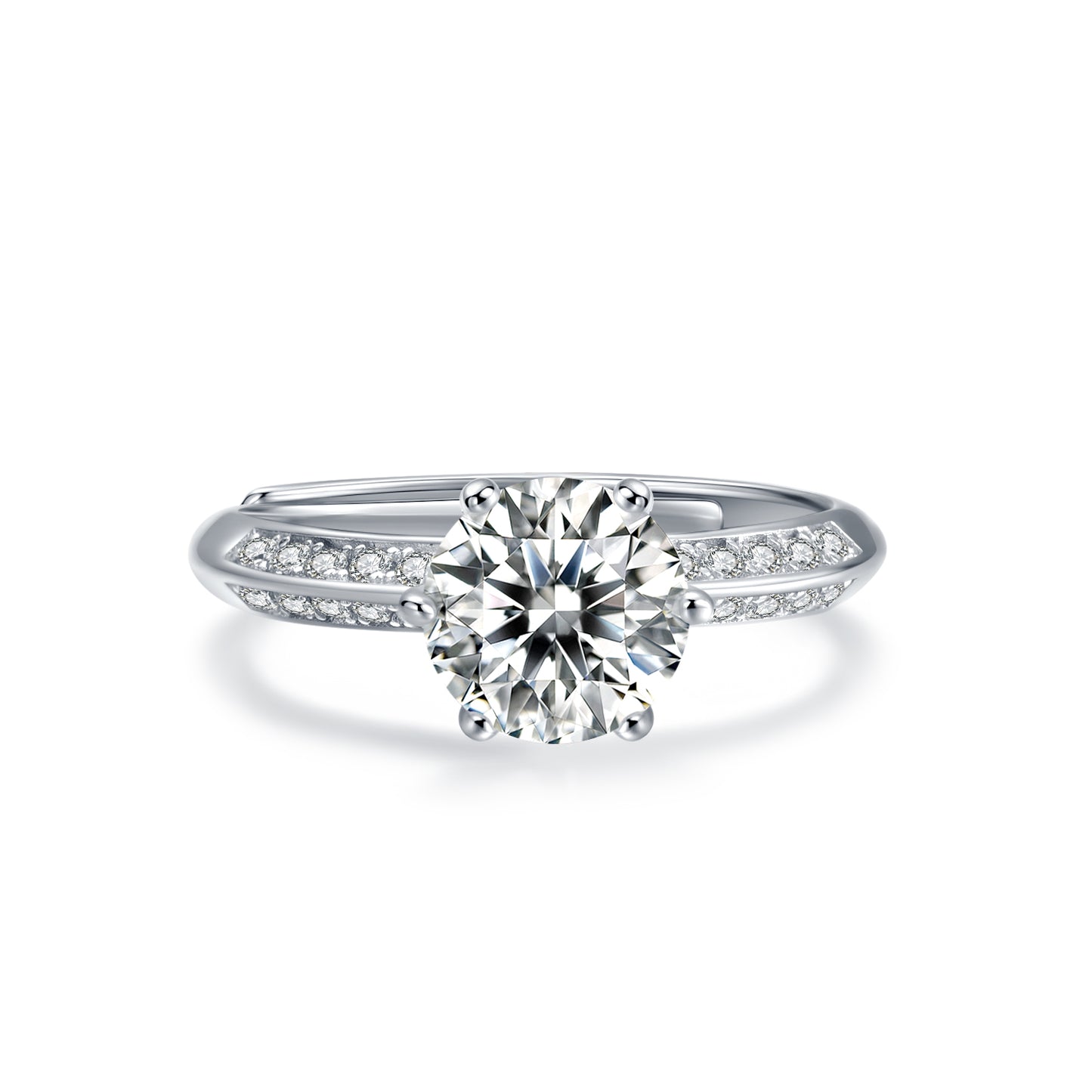 Eternal Earth 6-prong 1Carat Moissanite Ring