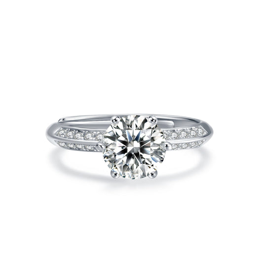 [D&J] Eternal Earth 6-prong 5Carat Moissanite Ring