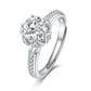 [D&J] Rose 2ct Moisssanite Ring