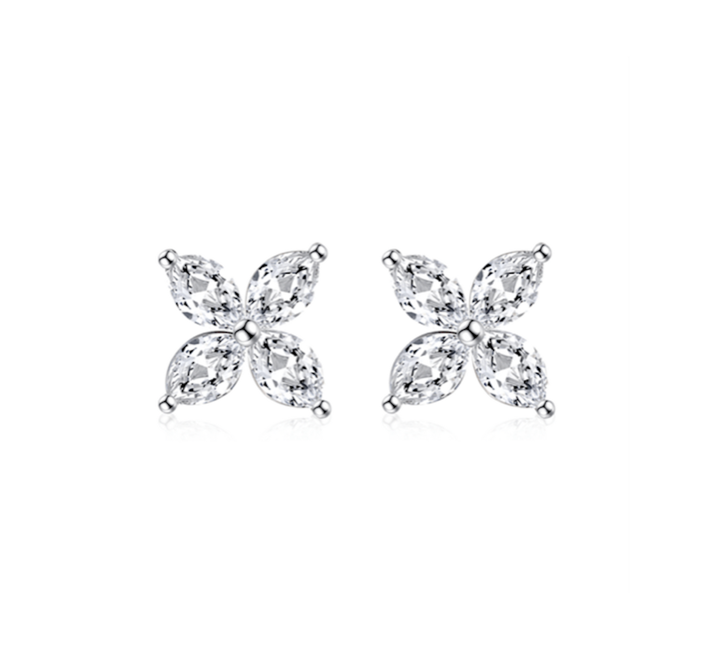 Victorian Moissanite Stud Earrings