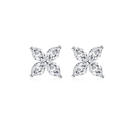 Victorian Moissanite Stud Earrings