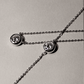 Round Bezel 1ct Moissanite Bracelet