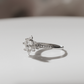 Sunflower 1ct Moissanite Ring