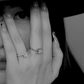C Solitaire 1ct Moissanite Ring