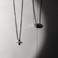 [D&J] Cube-Shaped Moissanite Necklace