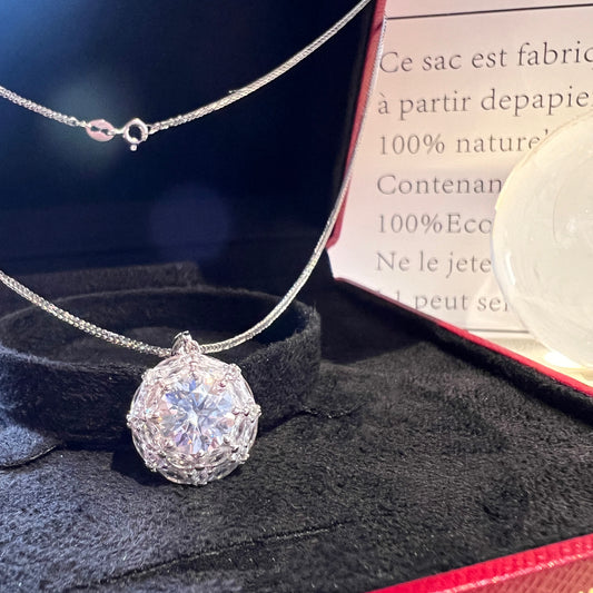 [LeBijouLab] Eye in The Sky 3Carat Moissanite Necklace